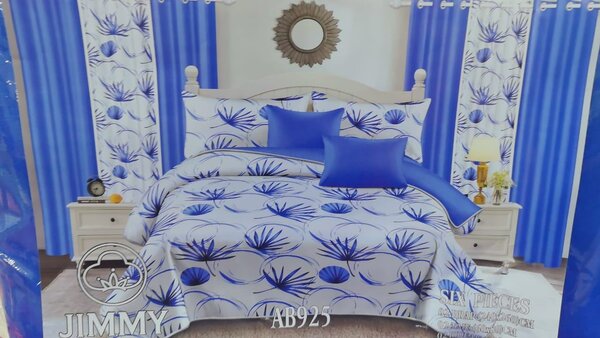 Parure de lit 6 pièces colorée