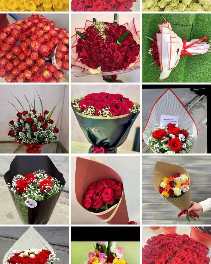 Bouquet romantique de roses