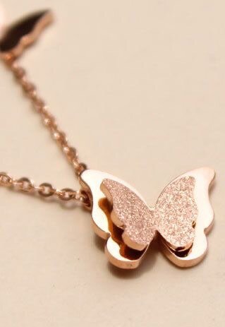 Butterfly necklaces