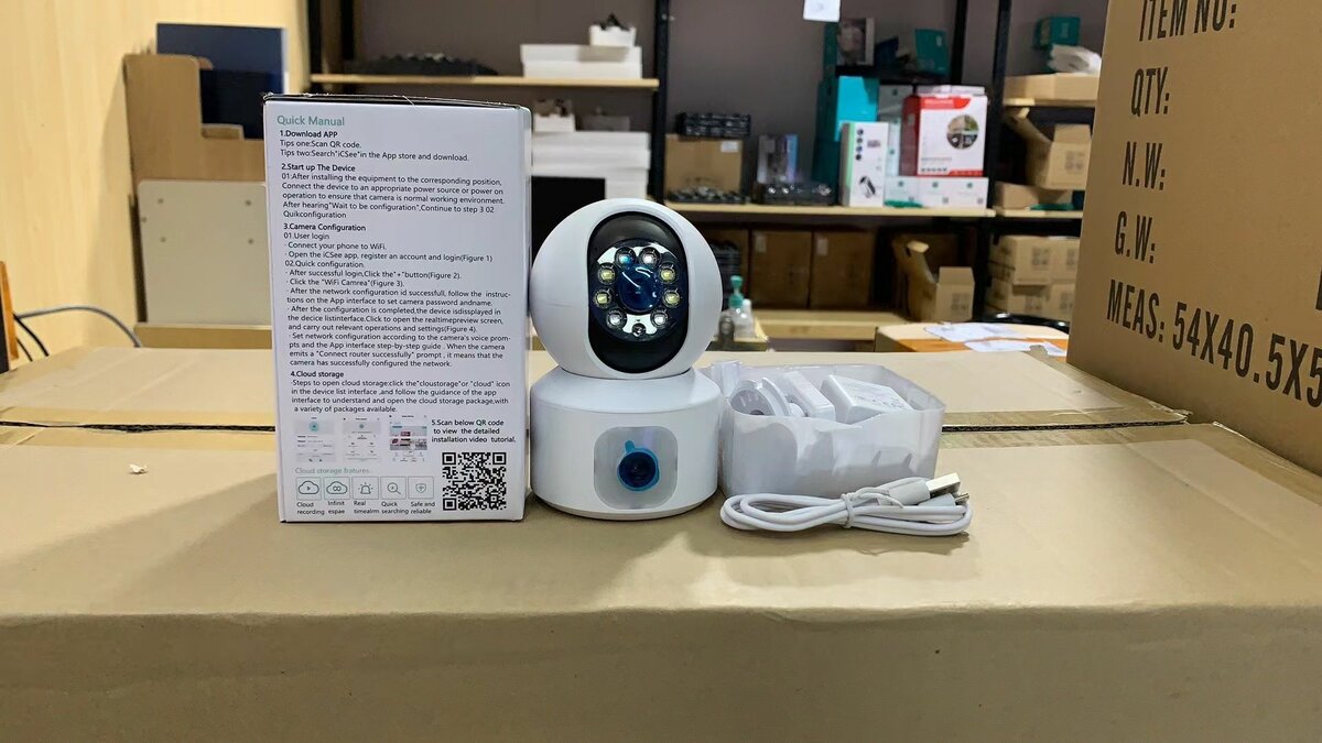 Baby Monitor Home Care dual lens Ptz wifi camera