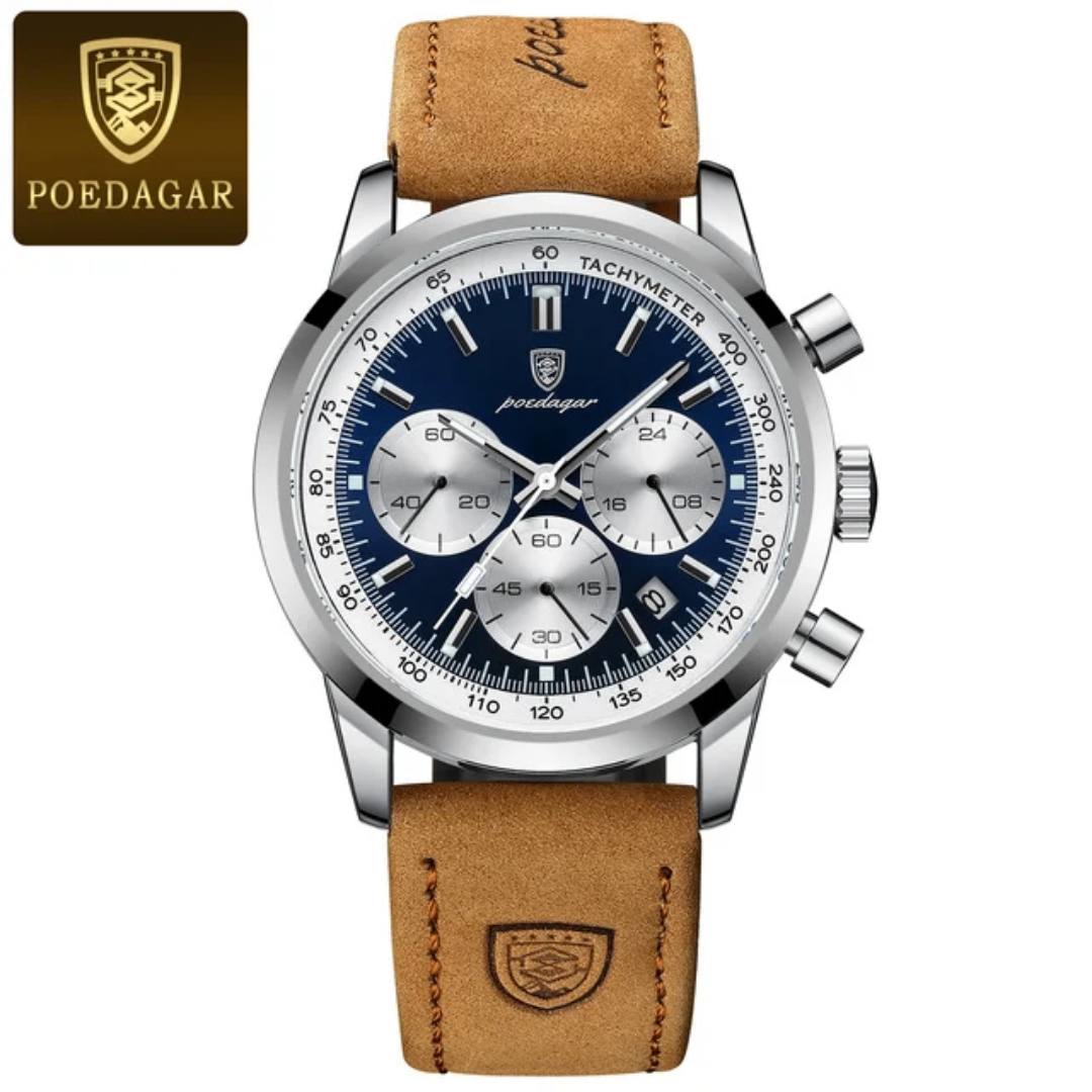 Montre Poedagar Chronographe Élégante