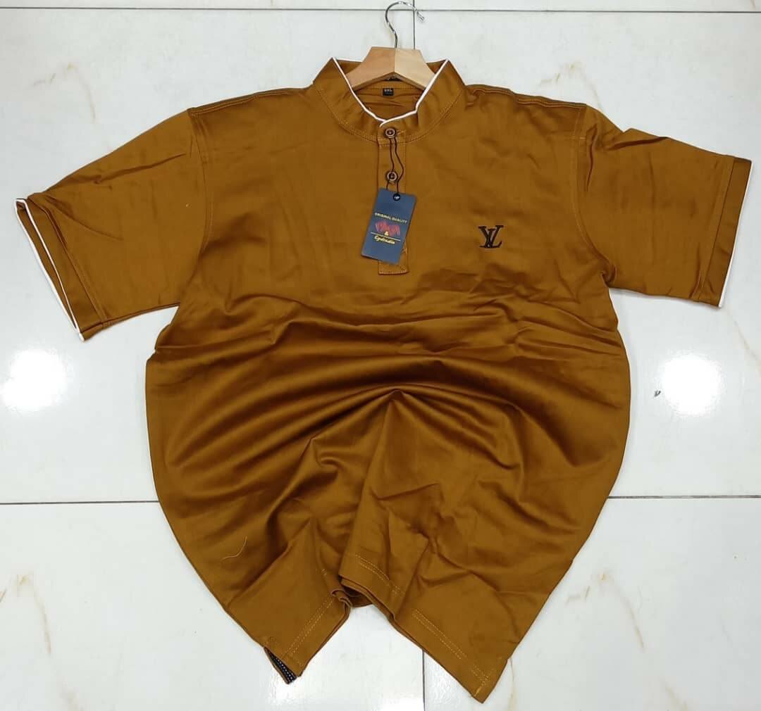 Polo coton colle maho