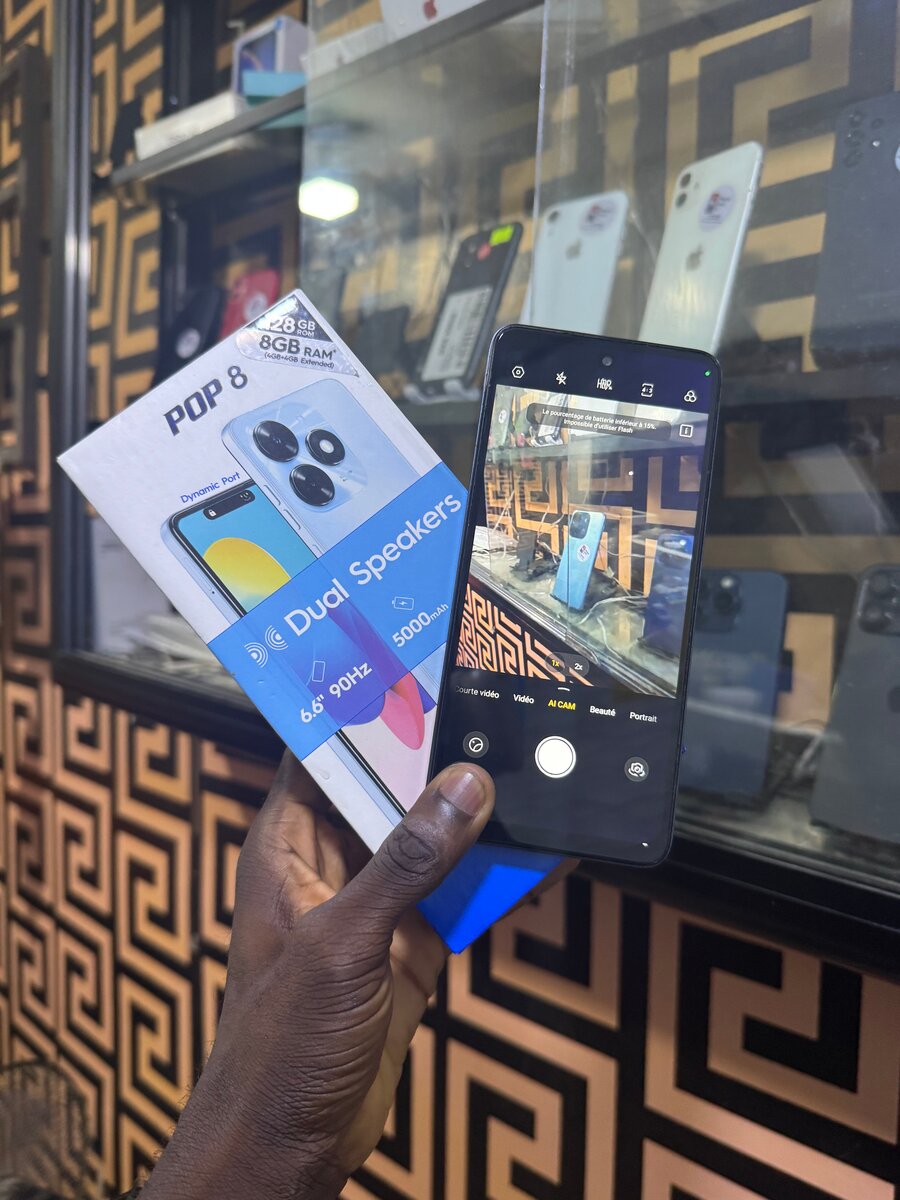 Smartphone Tecno Pop 8 128giga