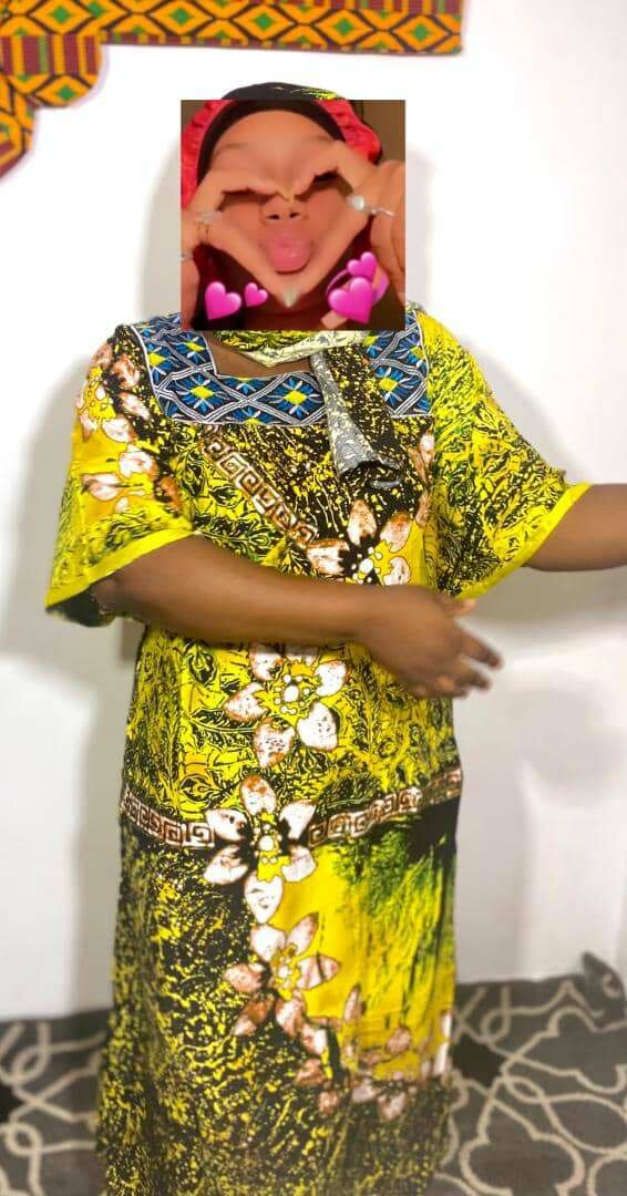 Robe 100% coton colorée