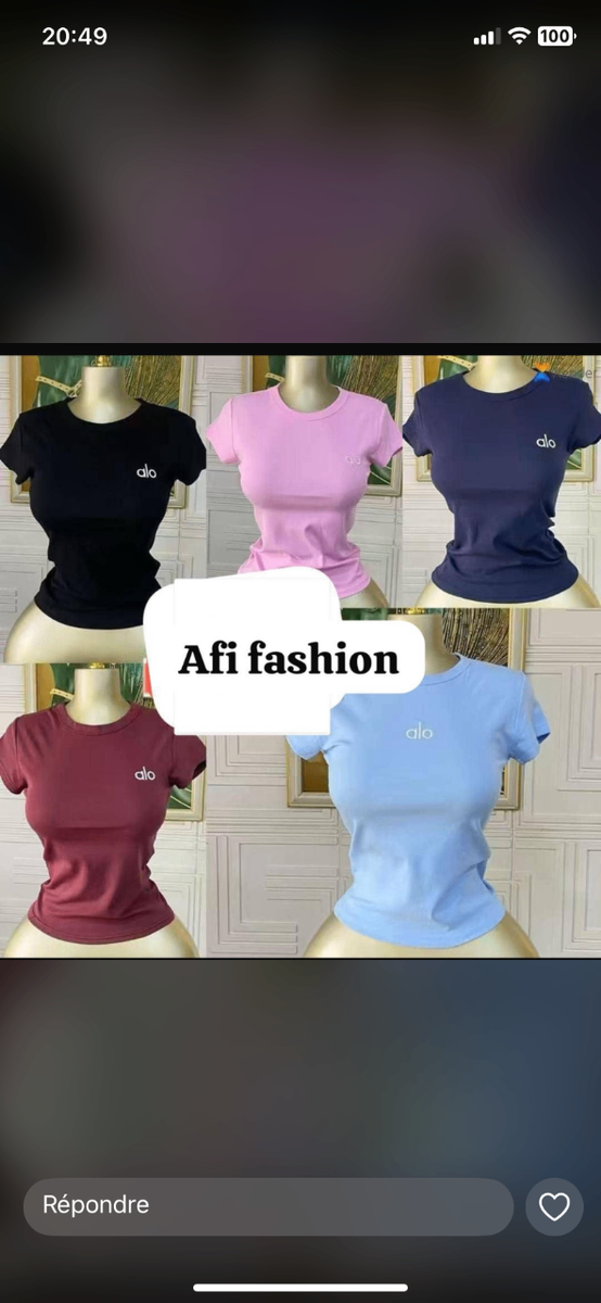 T-shirts femme en coton