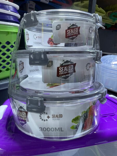 Boîtes de conservation hermétiques