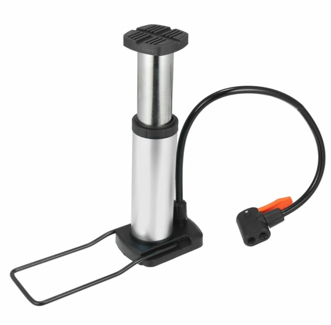 New foot pump for car bike cycle motor cycle football air