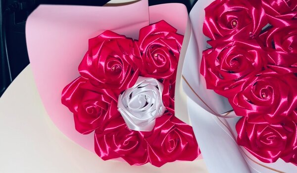 атласный букет