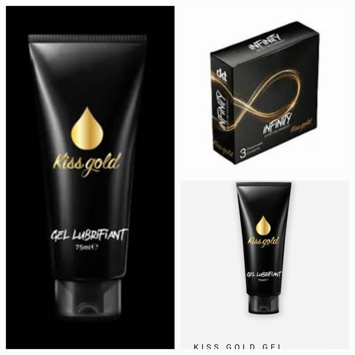 1 Lubrifiant+ 4 Préservatifs