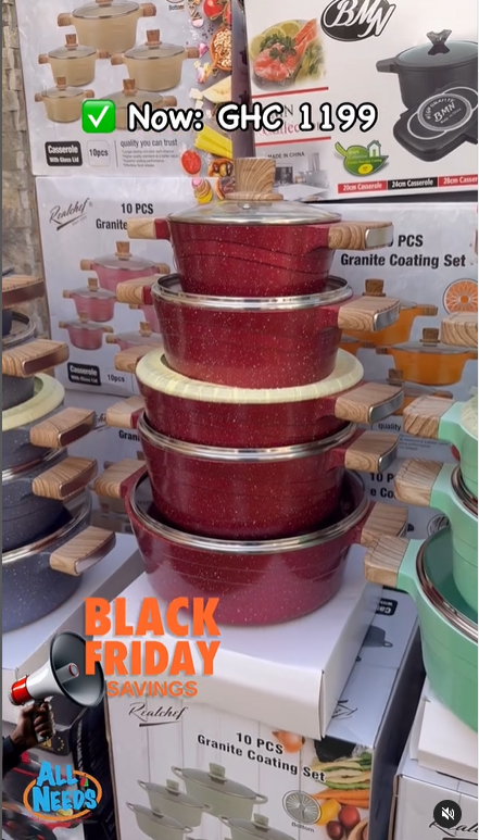 5pcs Diecast Cookware