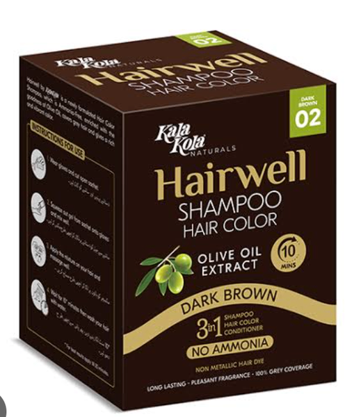 Hair Color Shampoo kala kola company