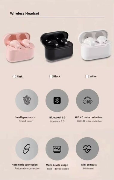 Écouteurs bluetooth pro5s