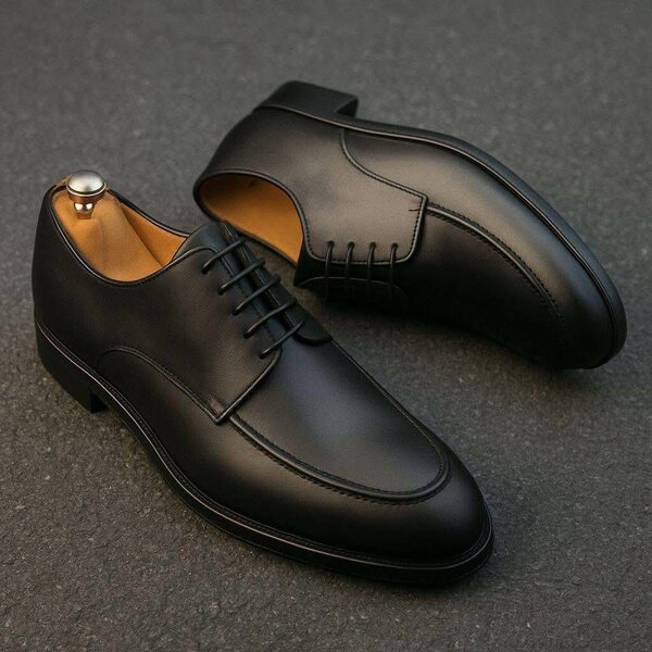 Chaussures habillées en cuir noir