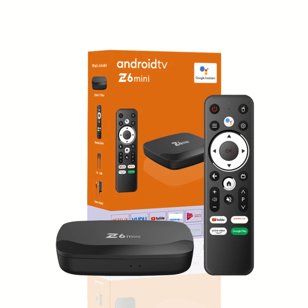 Z6 Mini Android TV Box avec télécommande vocale