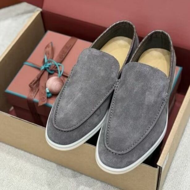 Mocassins en daim élégants pour hommes