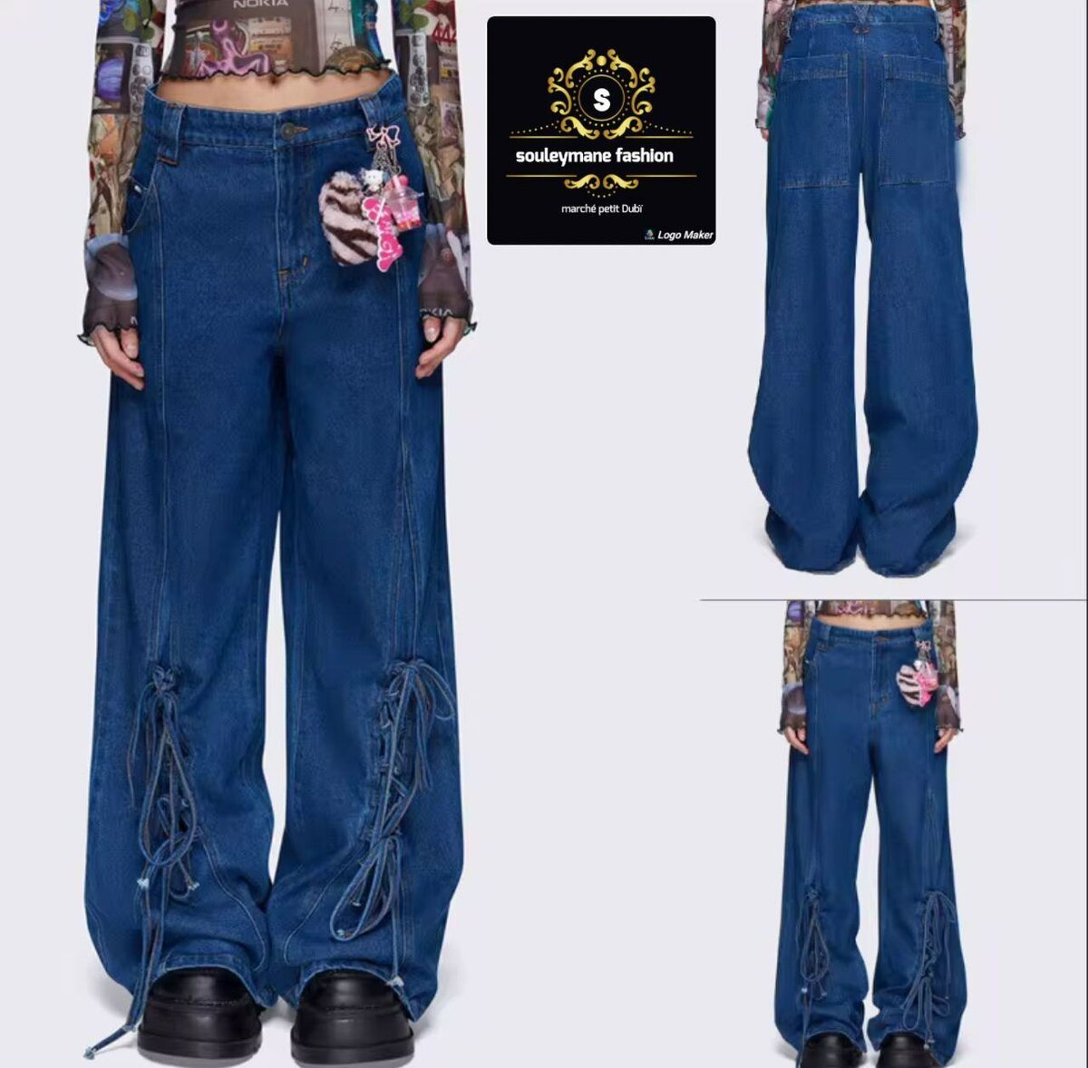 Jeans larges style urbain