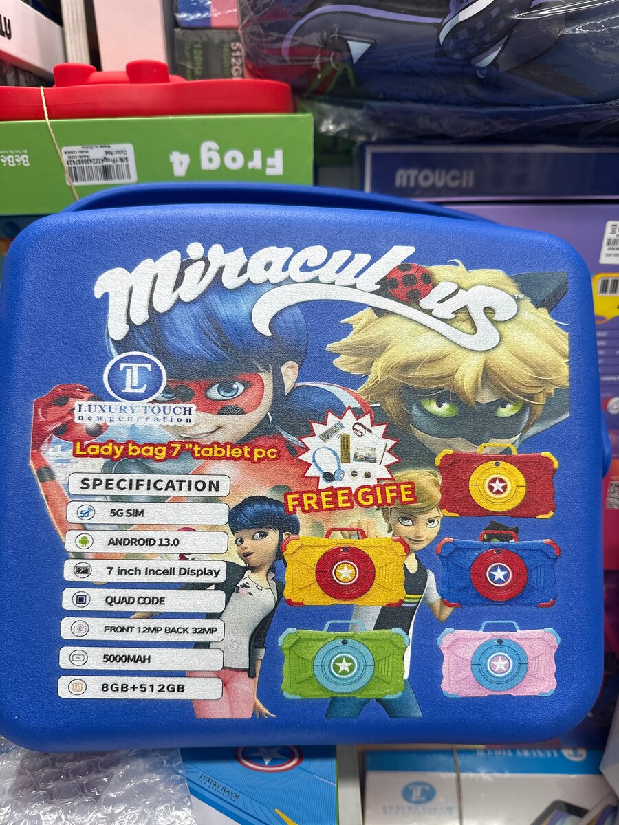 Kids Tablet with Headphones Set