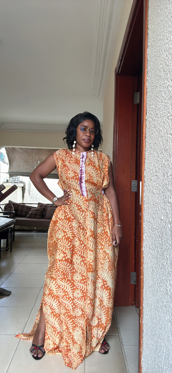 Robe longue ethnique chic