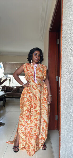 Robe longue ethnique chic