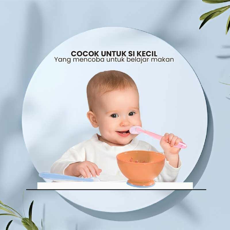 Cuillères bébé en silicone