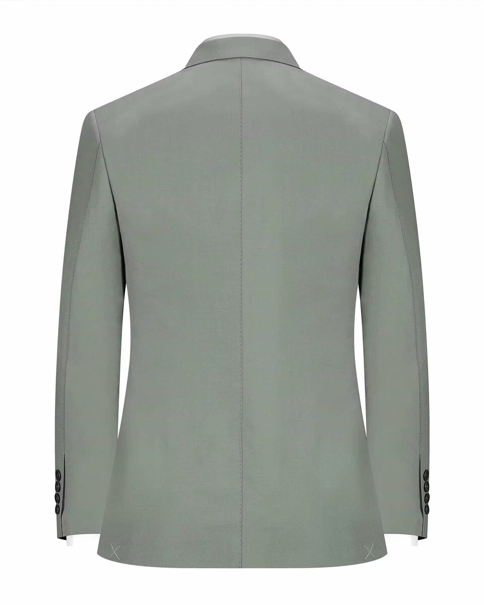 Costume élégant gris homme