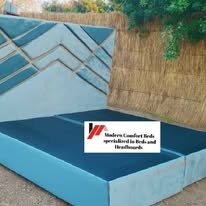 custom made bed with a high base