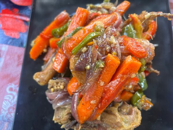 Assiette de Poulet Sauté