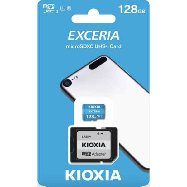 Carte microSDXC 128GB Kioxia