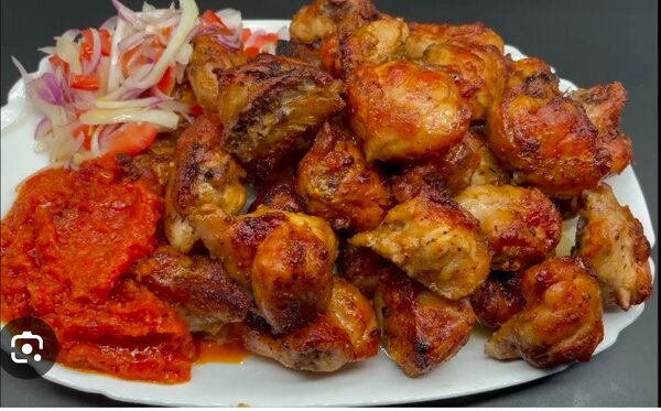 Dindon avec des frites