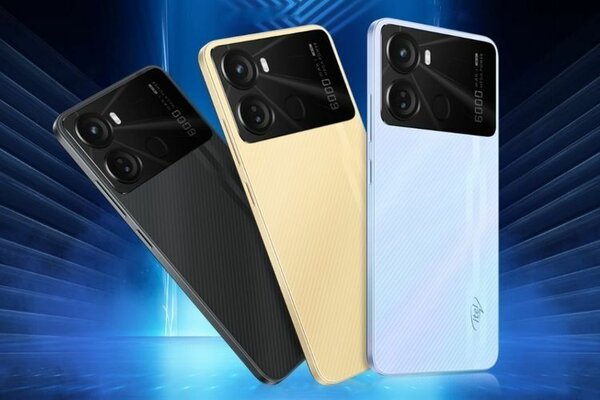 Smartphone élégant triple couleur