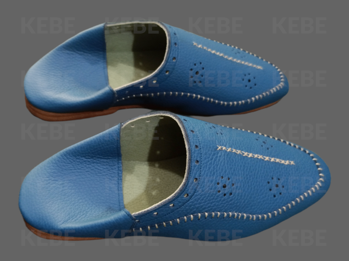 Babouche en cuir