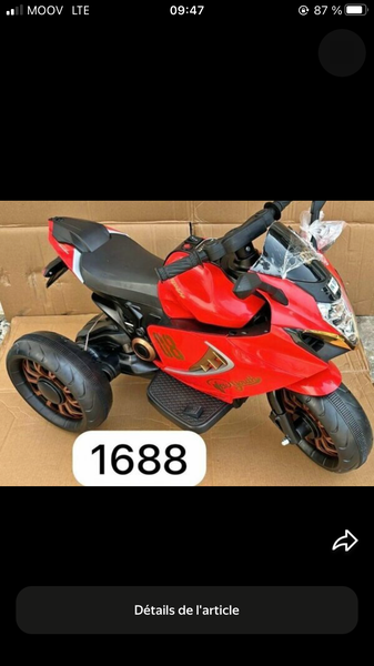 Moto électrique enfant