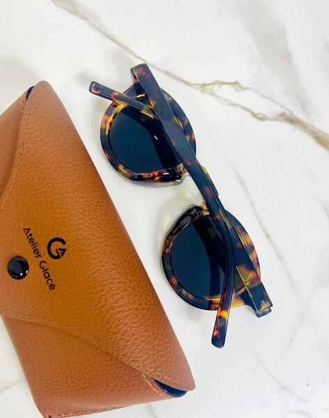 Lunettes de soleil léopard