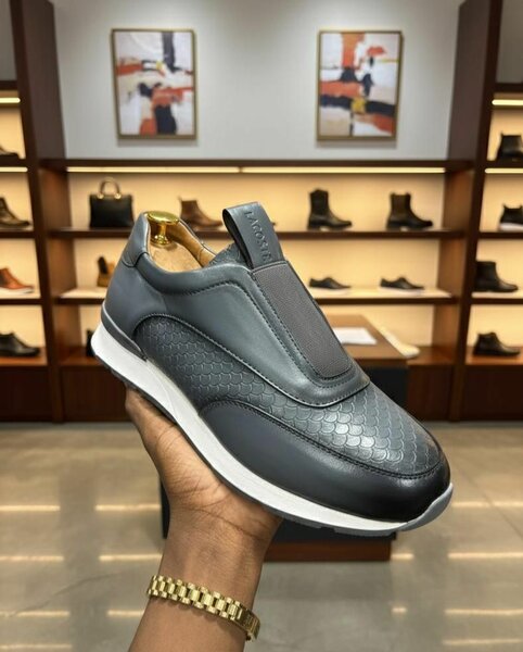 Sneakers modernes en cuir