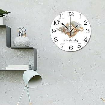 White wall clock