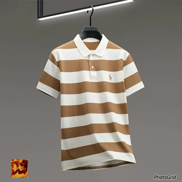 Polos Rayés Homme Élégant