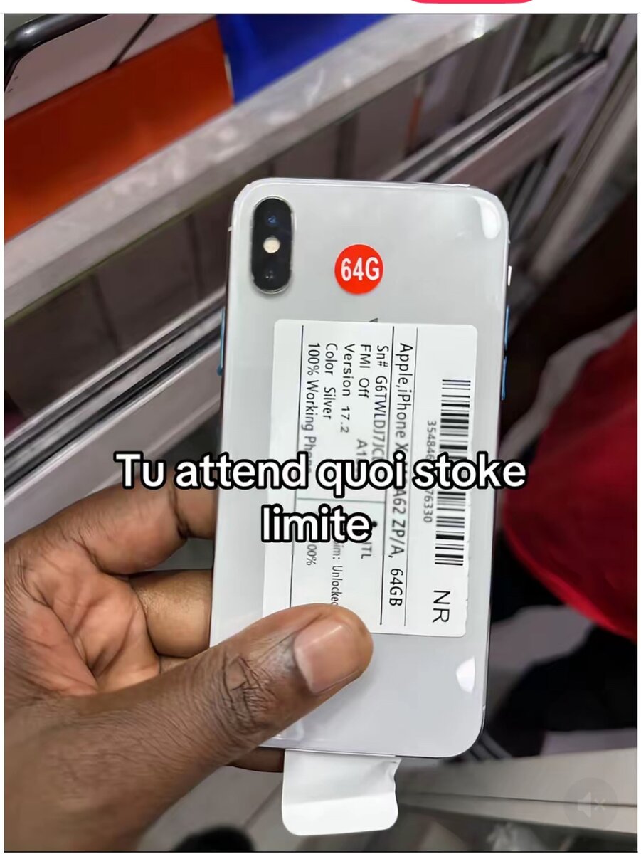 iPhone X 256GB Reconditionné