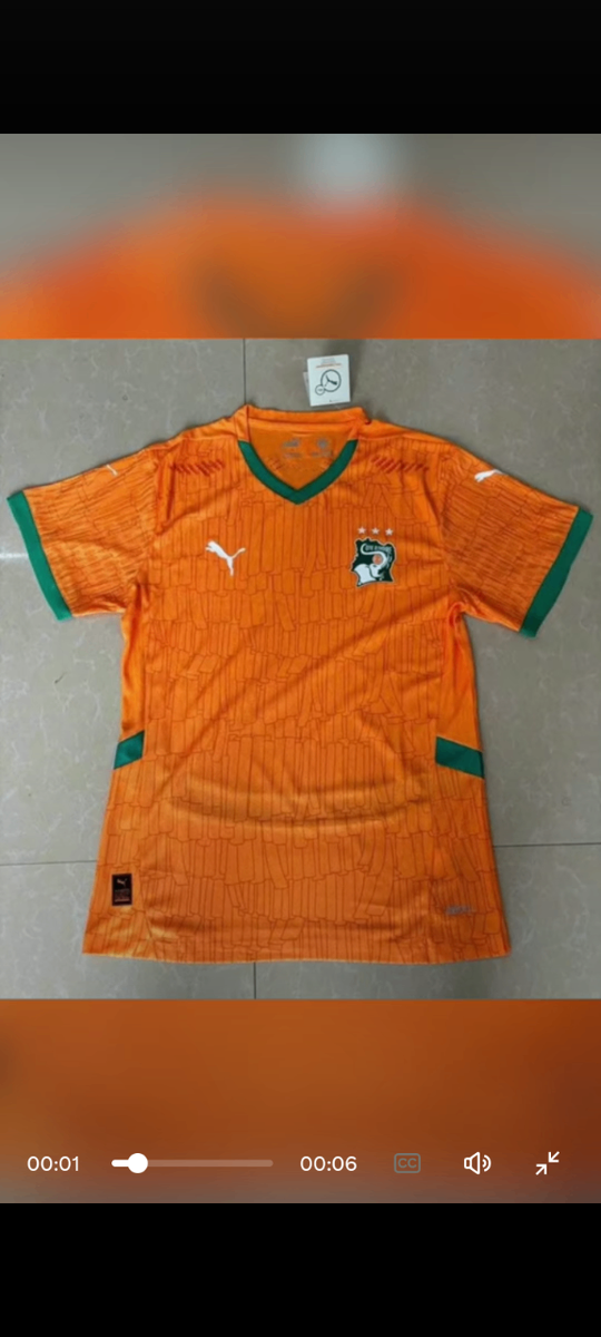 Maillot de Côte d'Ivoire pro