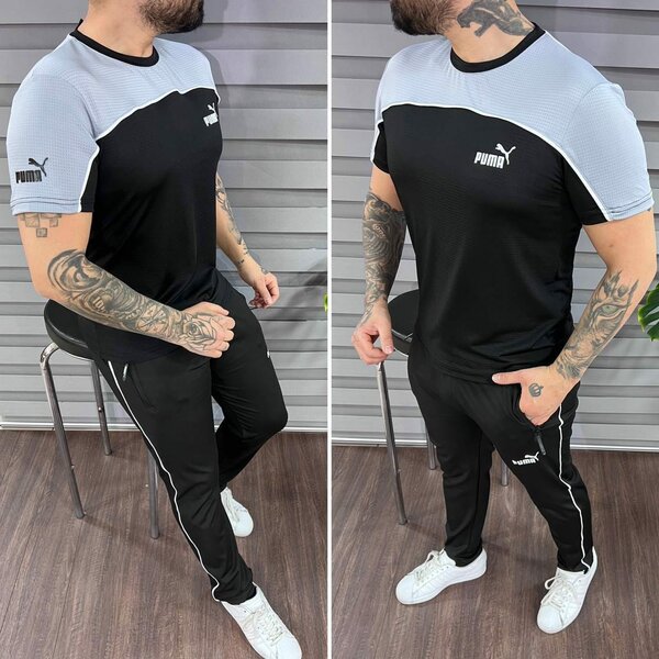 black puma t-shirt