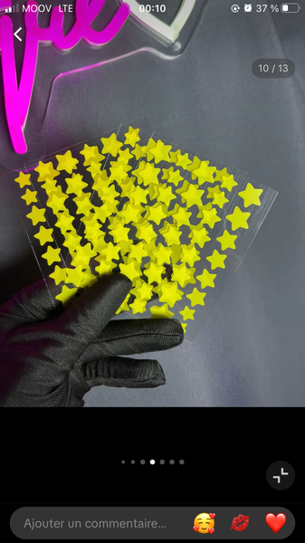 Autocollants Étoiles Lumineux