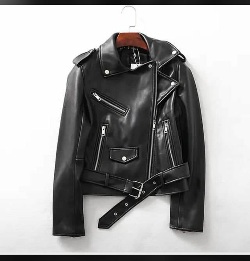 Leather coat