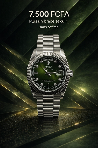 Montre de luxe dorée homme