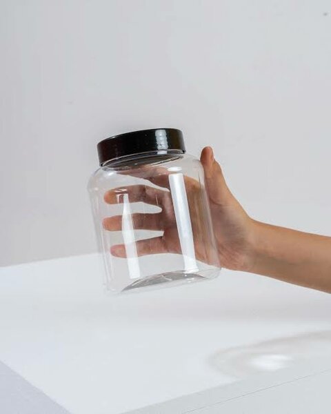 luxury plastic jar