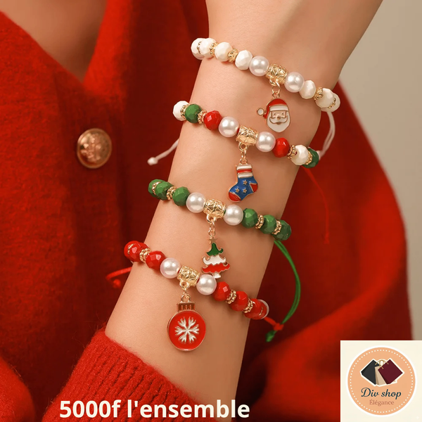 Bracelets Charms Noël
