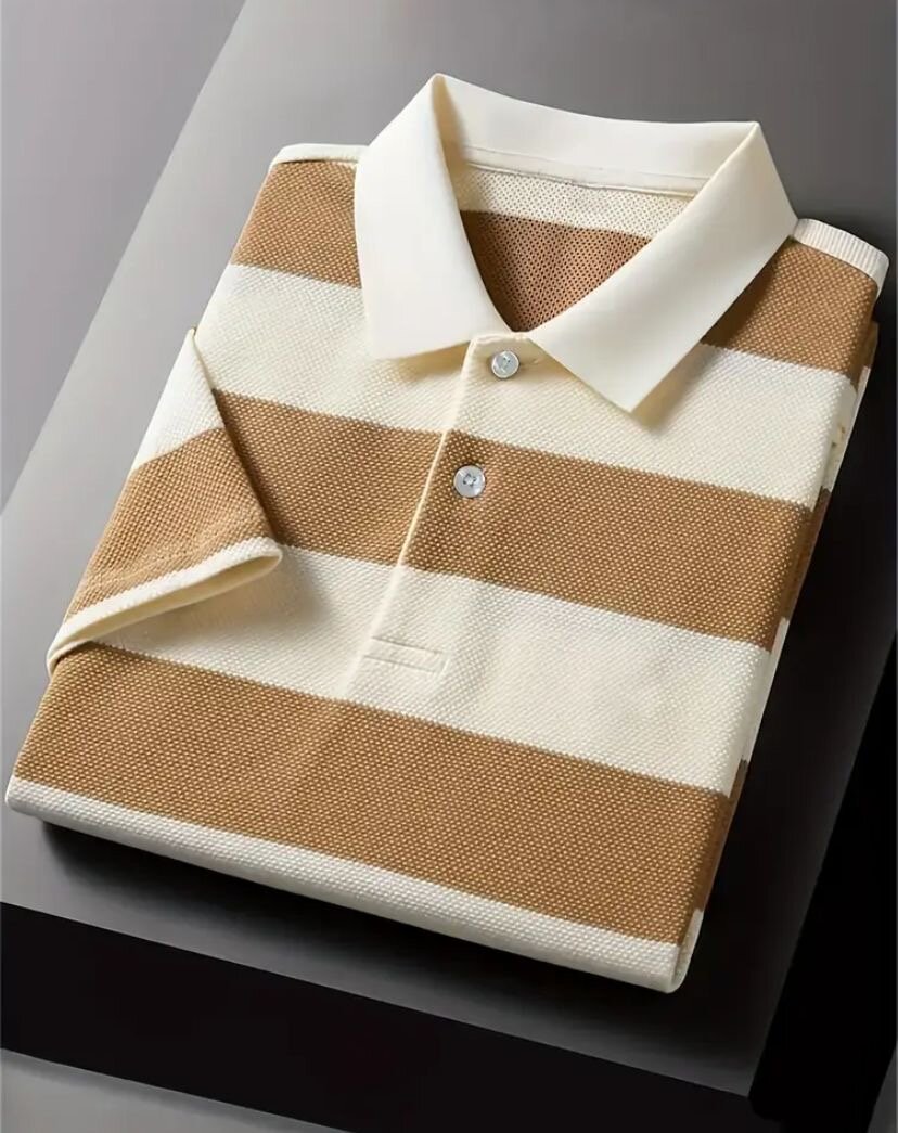 Polo rayé élégant pour hommes