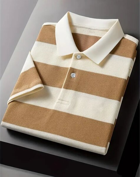 Polo rayé élégant pour hommes
