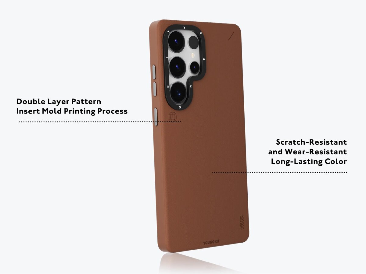 Galaxy S25 Ultra Matte Leather Case