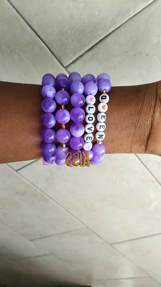 Colorful Beaded Bracelets Set