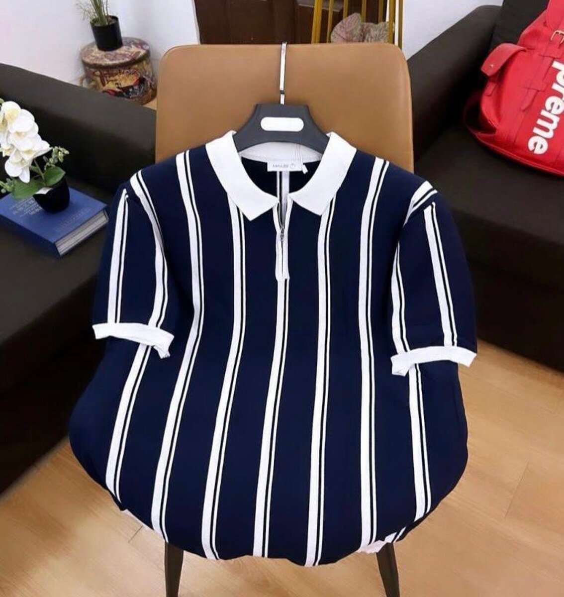 Polo à Rayures Modernes Homme