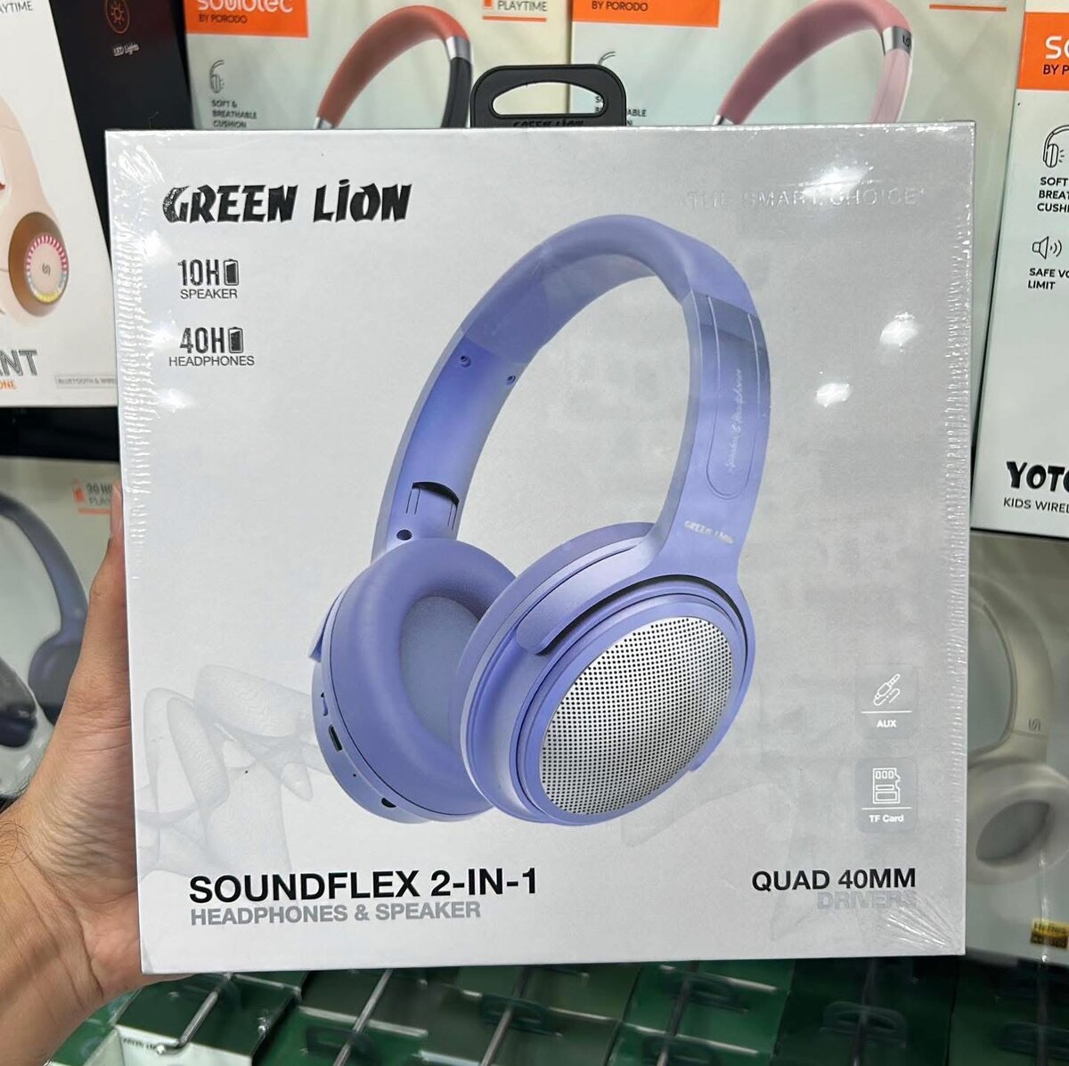 Green Lion Soundflex 2-en-1 Casque